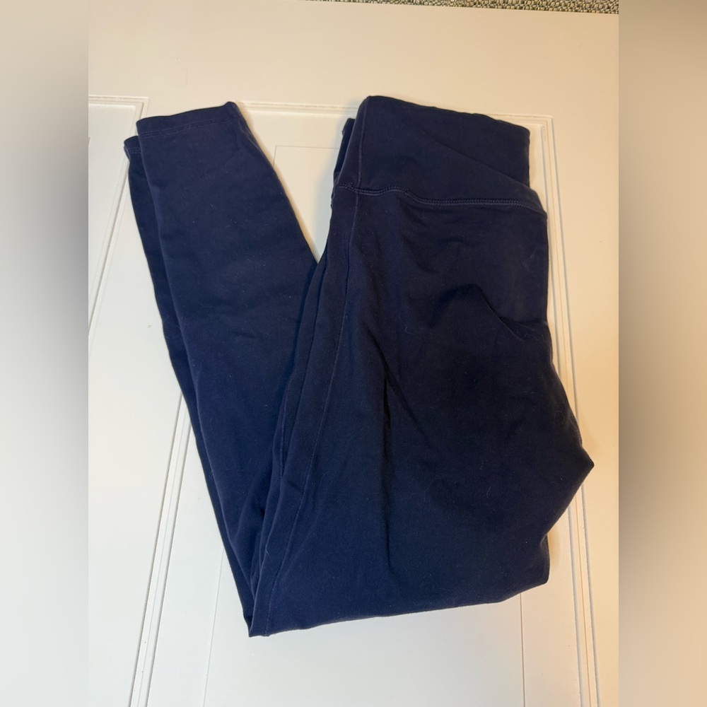 PrAna Women's Deep Blue Leggings. Yoga Athleisure Gym Wear M
